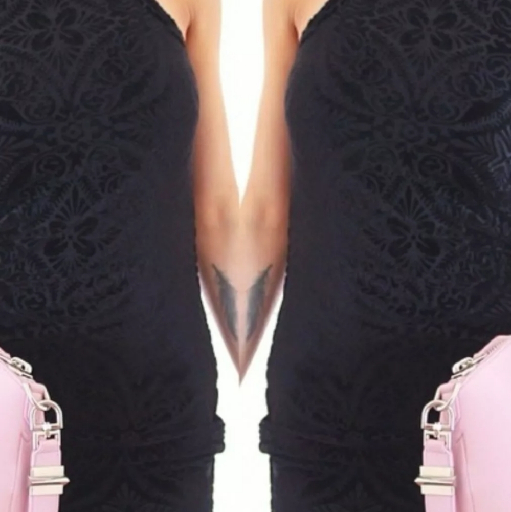 Black Milk Clothing Burned Velvet Gogo Dress